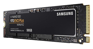 SSD 970 EVO Plus 500GB, Samsung V-NAND, M.2 (2280), NVMe, R/W(Max) 3,500MB/s/3,200MB/s, 480K/550K IOPS, 5 Years Warranty