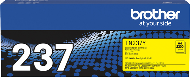 Compatible with: DCPL3551CDW, HLL3210CW, MFCL3710CW, MFCL3770CDW</br>Yield ~2,300 Pages (at 5% Coverage)