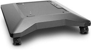On wheels to make relocating the printer easy.</br>Compatible With: LaserJet Enterprise M607, M608, M609 series.
