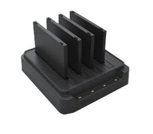 Compatible with: AIM-35</br>Can charge up to 4 batteries simultaneously</br>Overcurrent and overvoltage protection provided</br>?Rapid single-handed docking and undocking</br>?LED indicators for monitoring charging status