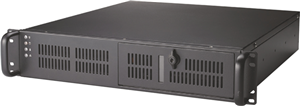 Supports ATX and MATX mainboards, 1x 5.25" bay, 3x 3.5" shock resistant bays, various riser card options, Built-in Intelligent System Module enabling whole system fan control and remote manageability
