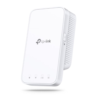 AC1200 Dual Band Mesh Wireless Range Extender, Wall Plug, 867Mbps at 5GHz + 300Mbps at 2.4GHz, 802.11ac/a/b/g/n, Supports TP-Link OneMesh