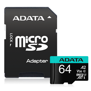 R/W performance up to 100MB / 80MB per sec, UHS-I U3, Speed Class: Class 10, Video Speed Class: V30, Includes Micro SD to SD card adapter, A2 qualified - for faster app performance</br>Waterproof, Shockproof, X-ray proof, Magnet proof, Temperature resistant