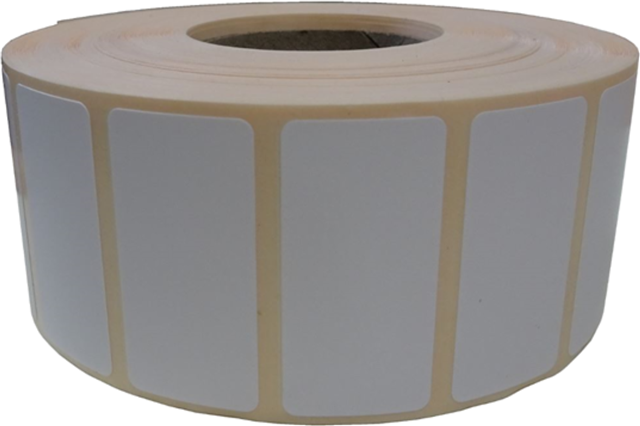 2000 40x20mm Removeable Labels on a small core roll. **MOQ 6 Units**