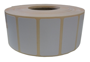 2000 40x20mm Removeable Labels on a small core roll. **MOQ 6 Units**