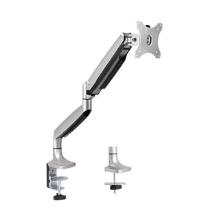 Brateck Single Aluminium Interactive Counterbalance Single Monitor Arm 13’’-32’’
Built-in spring gauge for perfect weight adjustment
360° Rotary/detatchable VESA plate