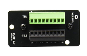 Compatible With: Liebert GXT3, GXT4, GXT5, EXS, ITA2, GXE</br>Relay interface card for Liebert UPS</br>
