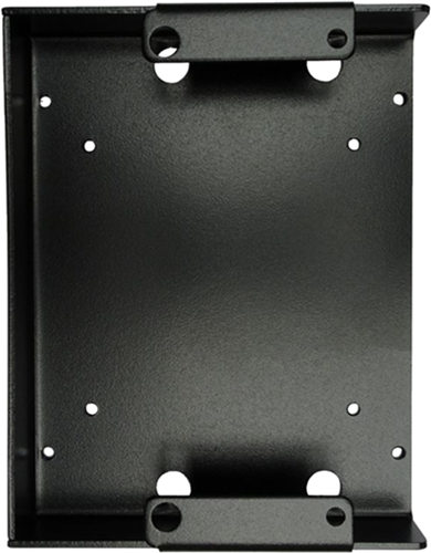 100mm and 75mm VESA mounting compatiable</br>140mm x 110mm x 20mm (25mm including the mounting ear)