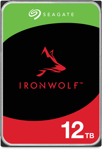 Seagate IronWolf ST12000VN0008 12 TB Hard Drive - 3.5" Internal - SATA (SATA/600) - Conventional Magnetic Recording (CMR) Method - 7200rpm
