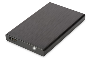 External HDD Enclosure 2.5inch (Up to 2TB), USB 3.0, SATA 3, for SATA, SSD HDD 2.5, USB powered, Digitus design, Chipset:JMS578 , Includes USB Cable, Dimensions: L 12.2 x B 8.0 x H 1.0 cm, Weight: 180 g, Color: black
