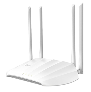 AC1200 Dual-Band Wi-Fi – 867 Mbps at 5 GHz and 300 Mbps at 2.4 GHz band, Passive PoE, 4x Fixed Antennae, Captive Portal