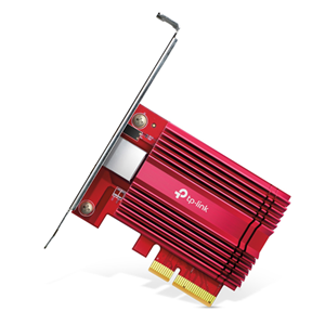 10GBaseT PCIe Network Adapter, Data Rates: 100 Mbps, 1 Gbps, 2.5 Gbps, 5 Gbps, 10 Gbps for Half-Duplex mode, 200 Mbps, 2 Gbps, 5 Gbps, 10 Gbps, 20 Gbps for Full-Duplex mode, PCIe 3.0 X4, Standard and Low Profile Brackets included in Box, Use Cat6A Cable (1.5m included), 10GbE</br>