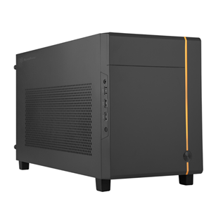 Mini-ITX cube chassis with configurable front panel</br> Supports 3 slot full length graphics cards with adjustable graphics card holder</br> Compatible with Mini-DTX / Mini-ITX motherboard & ATX PSU</br> Supports up to 240mm radiators</br> Modular design with 4 removable panels (top, left, right, bottom)</br> Different configurations support various storage components of up to 5.25" x 1, 3.5" x 2 and 2.5" x 3</br> Front I/O port includes: USB 3.0 x 2, USB 2.0 x 1, combo audio x 1