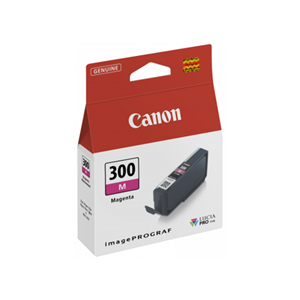Compatible with: ImageGRAF Pro-300 Cartridge PFI300M</br></br>This standard yield ink cartridge lasts for up to 87 A3+ pages or 785 4x6 pages at 5% coverage.