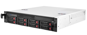 SST-RM21-308, 2U rackmount server chassis 8x 3.5/2.5" hotswap, 2x2.5" internal 1xslim ODD, support MATX MITX, 3 x 80mm fans
430mm (W) x 88.5mm (H) x 480mm (D) 18.3 Liters