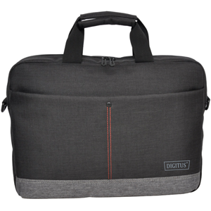 Notebook Bag,14", w/ Carrying Strap & Handle.</br>41 x 7 x 29cm (LxWxHcm)  2 compartments + Front Pocket</br>Dark Grey / Graphite Colour PU coated snow nylon</br></br>