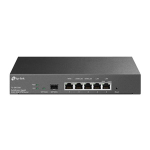 1 Fixed Gigabit SFP WAN Port
1 Fixed Gigabit RJ45 WAN Port
2 Gigabit RJ45 WAN/LAN Ports
802.1Q VLAN
VPN: IPSec, PPTP, L2TP, Open VPN
Omada SDN Remote Management and Zero Touch Provisioning