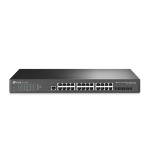 24-Port Gigabit L2 Managed Switch, 4 SFP+ 10GbE slots

•	Integrated into Omada SDN: Zero-Touch Provisioning (ZTP)**, Centralised Cloud Management, and Intelligent Monitoring.
•	Centralised Management: Cloud access and Omada app for convenience and easy management.