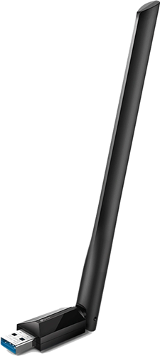 AC1300 High Gain Wi-Fi Dual Band USB Adapter,&nbsp; 867Mbps at 5GHz + 400Mbps at 2.4GHz, USB 3.0, 1xHigh Gain External Antenna, MU-MIMO</br>