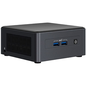 INTEL TIGER CANYON 11th GEN NUC Tall Kit
Intel Core i5-1135G7 Processor (4C/8T, 8M Cache, up to 4.20 GHz), 2 x DDR4-3200 SoDIMM, max 64GB,  2x HDMI2.0b, 1x DP1.4a via Type C
BNUC11TNHi50000