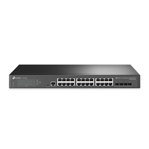 •	Full Gigabit Ports: 24× gigabit RJ45 ports and 4× gigabit SFP Slots provide high-speed connections.</br>•	Integrated into Omada SDN: Zero-Touch Provisioning (ZTP)*, Centralized Cloud Management, and Intelligent Monitoring.</br>•	Centralised Management: Cloud access and Omada app for convenience and easy management.</br>•	Static Routing: Helps route internal traffic for more efficient use of network resources.</br>•	Robust Security Strategies: IP-MAC-Port Binding, ACL, Port Security, DoS Defend, Storm control, DHCP Snooping, 802.1X, Radius Authentication, and more.</br>•	Optimise Voice and Video Applications: L2/L3/L4 QoS and IGMP snooping.</br>•	Standalone Management: Web, CLI (Console Port, Telnet, SSH), SNMP, RMON, and Dual Image bring powerful management capabilities</br>