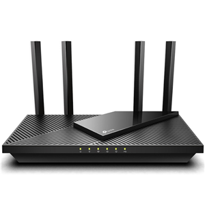 AX3000 Dual-Band Wi-Fi 6 Router</br>SPEED: 574 Mbps at 2.4 GHz + 2402 Mbps at 5 GHz </br>SPEC: 4× Antennas, 1× Gigabit WAN Port + 4× Gigabit LAN Ports, USB 3.0 Port, 1024-QAM, OFDMA, HE160</br>FEATURE: Tether App, WPA3, Access Point Mode, IPv6 Supported, IPTV, Beamforming, Smart Connect, Airtime Fairness,  VPN Server, DFS, Cloud Support, HomeShield, Onemesh</br>
