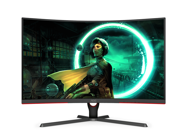 Curved 1000R, QHD, VA, 3-sided frameless, Adaptivesync(Freesync Premium under testing) , 165Hz, 1ms, HDR10, 1x HDMI2.0, 1x DisplayPort1.4</br>Includes 1x HDMI cable and 1x DP cable</br>