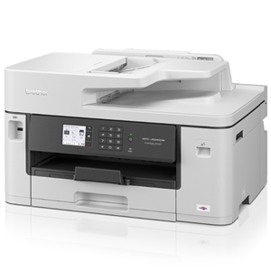 A3 Print, A4 Copy/Scan/Fax. Wireless + USB + WiFi Direct. Duplex, 6.8cm colour touchscreen.
Print speed up to 28ppm (1 - Sided black and white) and 21ppm (2 - Sided colour).

Standard Yield Cartridges1:  LC432BK, LC432C, LC432M, LC432Y (500 Yield)

High Yield Cartridges11: LC432XLBK (3000 Yield) LC432XLC, LC432XLM, LC432XLY, LC432XL3PKS, LC432XL4PKS (1500 Yield).