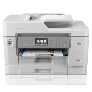 Print/Copy/Scan/Fax up to A3, 3.5” Touchscreen for easy screen navigation, 30ppm Mono, 30ppm Colour.

LC436 Black: 3000, LC436 Colour: 1500 - High-yield ink cartridges
LC436XL Black: 6000, LC436XL Colour: 5000 - Super high-yield ink cartridges