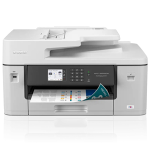 Up to 28ipm print speed, Automatic 2-sided A3 print, 1-sided A3 scan, copy and fax, 6.8cm colour touchscreen, Wired and wireless connectivity, 1 x 250 sheet paper tray, 1 sheet manual feed slot, 50 sheet A3 Automatic Document Feeder (ADF).

Standard yield: BK/C/M/Y 550 pages (LC432)
High-yield: BK 3000 pages and C/M/Y 1500 pages (LC432XL)
