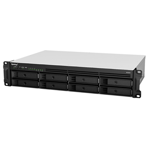 The RS1221+ at only 30 to 38 centimeters deep, is built for space-sensitive deployments. Boasting over 100K 4K random read IOPS and 2,315 MB/s sequential read1, the RS1221+ is equipped to handle heavy workloads in data-intensive environments.