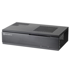 Dimension 350mm(W)x99mm(H)x205mm(D)
Suitable for Mini-ITX
External  	9.5mm/12.7mm slim slot-loading optical drive x 1 (replaceable with 3.5" HDD x 1 or 2.5" HDD x 2 or 120mm fan x 1)
Internal 2.5" x 4
PSU SFX