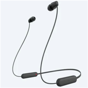 Long battery life of up to 25 hours. </br>Splash-proof and sweat-proof with an IPX4 rating3</br>Easier, clearer hands-free calling</br>Fine-tune your sound using the Sony &#124; Headphones Connect app</br>Easy to operation with buttons to play and pause, skip tracks and adjust the volume.</br>A well-balanced shape around the neck ensures a stable fit.</br>The WI-C100 headphones have a flexible neckband that fits to you.</br>Sync your headphones easily with Fast Pair.4</br>Experience 360 Reality Audio for a truly immersive experience5</br>