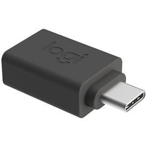 Adapt any Logitech USB 2.0 Type-A wireless USB receiver or USB-A cable to be used in a USB-C port.