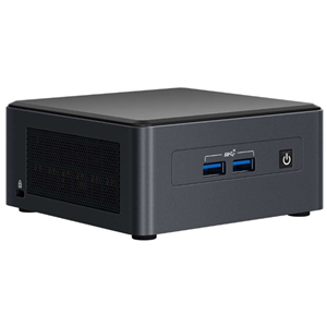 INTEL TIGER CANYON 11th GEN NUC Tall Kit
Intel Core i5-1135G7 Processor (4C/8T, 8M Cache, up to 4.20 GHz), 2 x DDR4-3200 SoDIMM, max 64GB,  2x HDMI2.0b, 2x DP1.4a via Type C, 1x TB4, 1x TB3, Dual Intel Ethernet Controller i225
BNUC11TNHi50L00