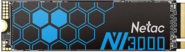 1TB NT01NV3000-1T0-E4X, Netac NV3000 PCIe 3 x4 M.2 2280 NVMe 3D NAND SSD 1TB, R/W up to 3100/2100MB/s, 128-layer TLC NAND with SLC cache, with heat sink, 5 years warranty Max 600TBW