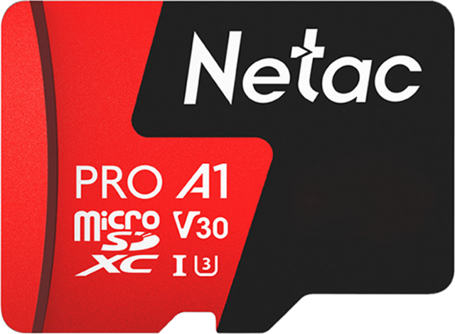 Netac P500 Extreme Pro MicroSDXC 256GB V30/U3/A1/C10 up to 100MB/s, retail pack with SD Adapter, 5 year warranty