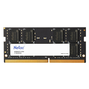NTBSD4N32SP-08	Netac Basic SO DDR4-3200 8G C22, SODIMM 260-Pin DDR4 / NB, DDR4-3200, PC4-25600, 8G x 1, 22-22-22-52, Single Channel