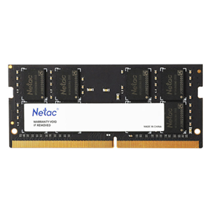 NTBSD4N32SP-16	Netac Basic SO DDR4-3200 16G C22, SODIMM 260-Pin DDR4 / NB, DDR4-3200, PC4-25600, 16G x 1, 22-22-22-52, Single Channel </br></br></br></br></br></br>