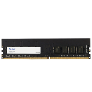 NTBSD4P32SP-08, Netac Basic DDR4-3200 8G C16, UDIMM 288-Pin DDR4 / PC, DDR4-3200, PC4-25600, 8G x 1, 16-20-20-40, Single Channel