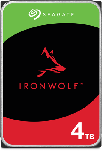 Seagate IronWolf ST4000VN006 4 TB Hard Drive - 3.5" Internal - SATA (SATA/600) - Conventional Magnetic Recording (CMR) Method - Desktop PC, Workstation Device Supported - 7200rpm