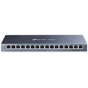 16-port Gigabit Switch, 16x 10/100/1000M RJ45 ports, steel case</br></br>