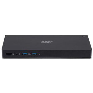 Acer USB Type-C Dock II, Max Resolution: 2x 4K60 + 1x 4K30</br>2x USB-C 3.1 Gen 1, 3x USB-A 3.1 Gen 1, 2x HDMI 2.0, 1x DisplayPort 1.2, 1x Gigabit Ethernet, 1x Audio in/out</br></br>Suit: TMP2510-G2, TMP214-51/52, TMP215-51/52, TMP614-51, TMX3410, TMX314, TMX514-51, Spin 5 (SP513-54N), Spin 3 (SP314-54N)