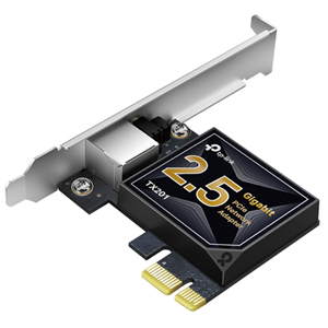 PCIe 2.5Gb Ethernet, backward compatible with 1Gb and 100Mb</br>Standard and Low Profile Brackets included in Box</br>