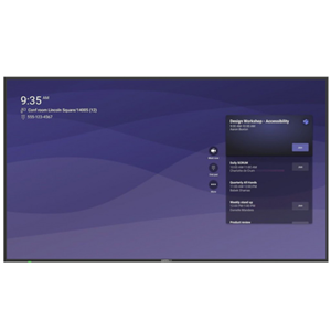 Premium Commercial 43" 24/7 Display. Non-Smart (no built in Android or CommBox OS) means these screens are ideal for meeting rooms with Microsoft Teams Rooms Devices, Zoom Rooms, Command Centres, 3rd party digital signage and Defence applications. Can be installed Portrait and Landscape. 2 X HDMI, 1 X VGA, 1 X USB,1 X RS232 in, 1 X SPIDF Out, 1 X PC Audio in, Built in 2 X 5W Speakers. Comes with 5 year onsite warranty and wall bracket.