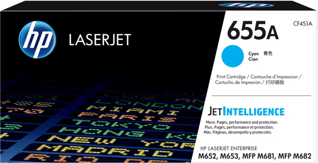 HP Color LaserJet Cyan Toner 10,500 pages