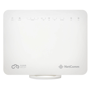 NetComm NF18MESH WiFi VDSL/ADSL Modem Router - Gigabit WAN, 4 x Gigabit LAN, 2 x FXS Voice VOIP, 2 x USB Storage, UFB Support