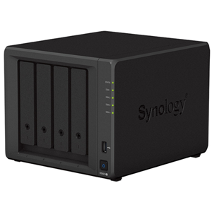 Powerful and scalable 4-bay NAS for growing businesses, 4 x Drive bays for 3.5" SATA HDD/2.5" SATA HDD/SSD, 2 x M.2 NVMe 2280 SSD slots, AMD Ryzen R1600, 4GB DDR4 (upgradeable to 32GB - 2x 16GB), 2 x USB 3.2, 2 x Gigabit Ethernet.

Compatible RAM Model - D4ES02-4G (DDR4 non-ECC SODIMM)
Expansion Unit Available - DX517 (5 Additional Bays)