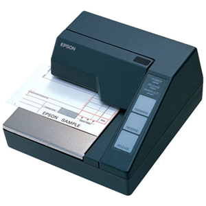 Epson TM-U295 Slip Printer Dot Matrix.
- Serial. 80 column. Epson Cool White. PSU Sold Separately (PS-180)