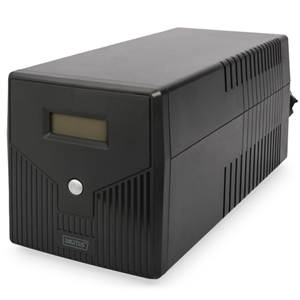 DIGITUS Line-Interactive UPS, 1000VA/600W 12V/7Ah x2 battery, UP7905, 3x NZ/AU 3-pin outlets, 2x RJ11, 1xRS232, 1xUSB2.0 type B